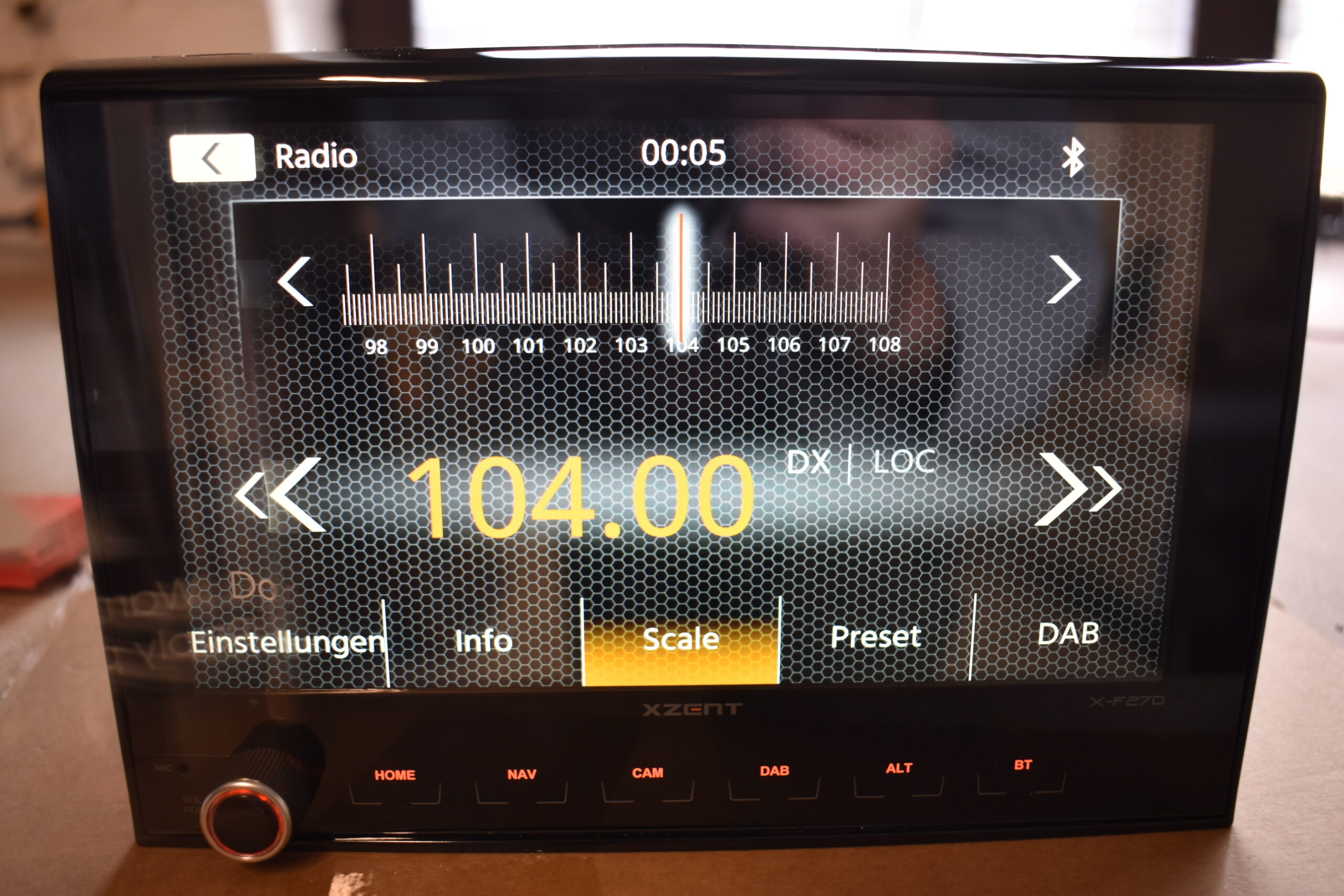 Zenec X-F270 Navigationsgerät