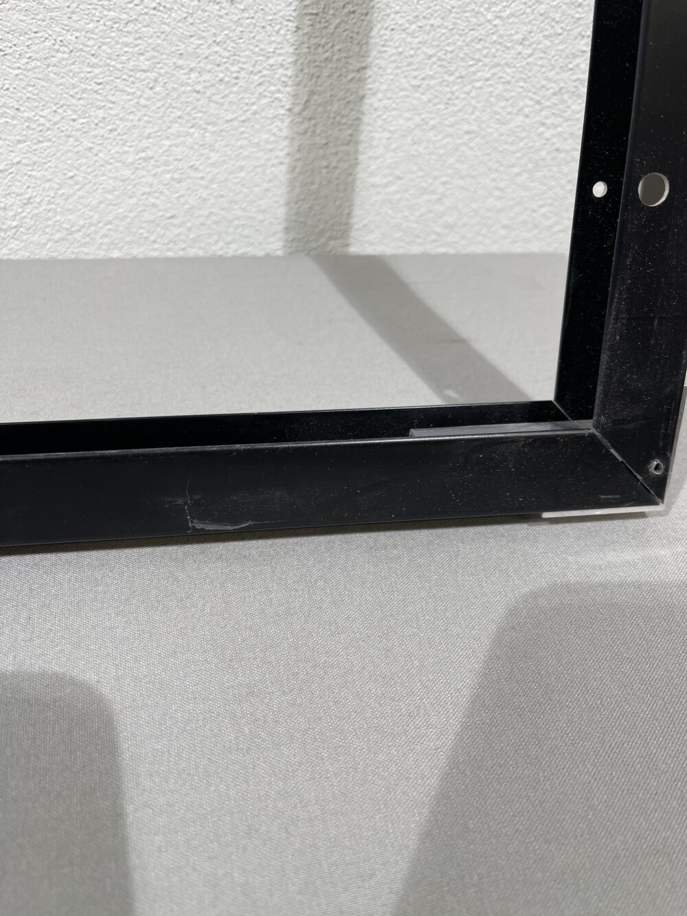 Innenrahmen Verdunklungsrollo schwarz 126,5 x 85,5