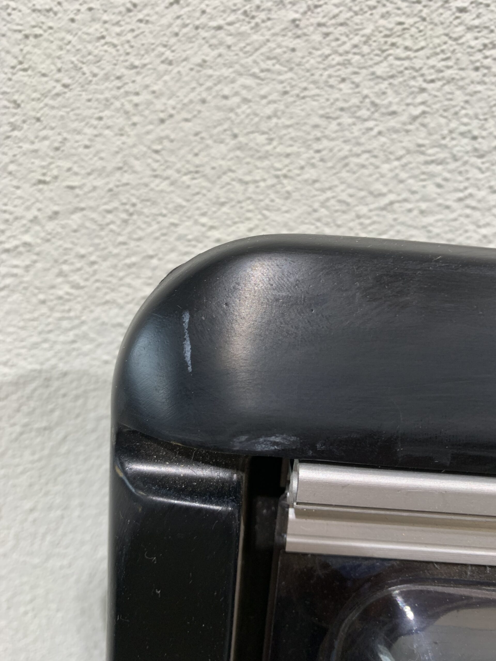 Ausstellfenster schwarz 1450mm x 590mm mit Verriegelung