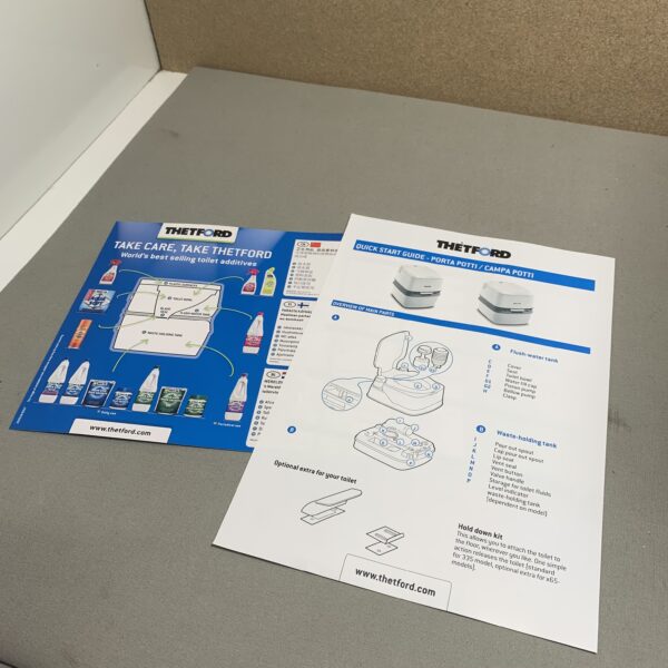 TheFord Porta Potti Toilette 145 weiss