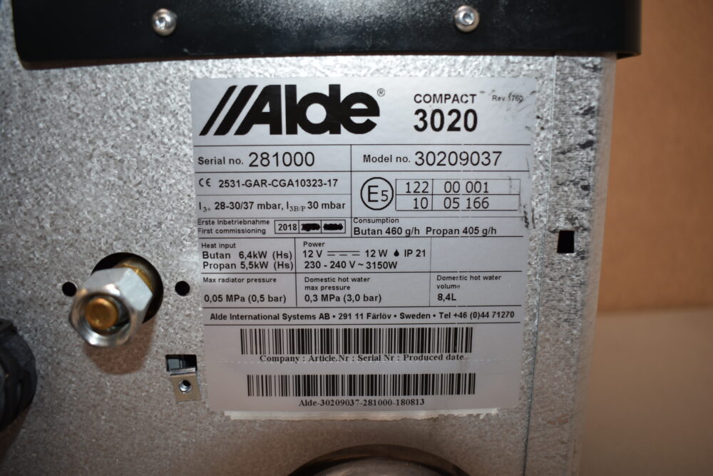 Alde Heizung Compact 3020