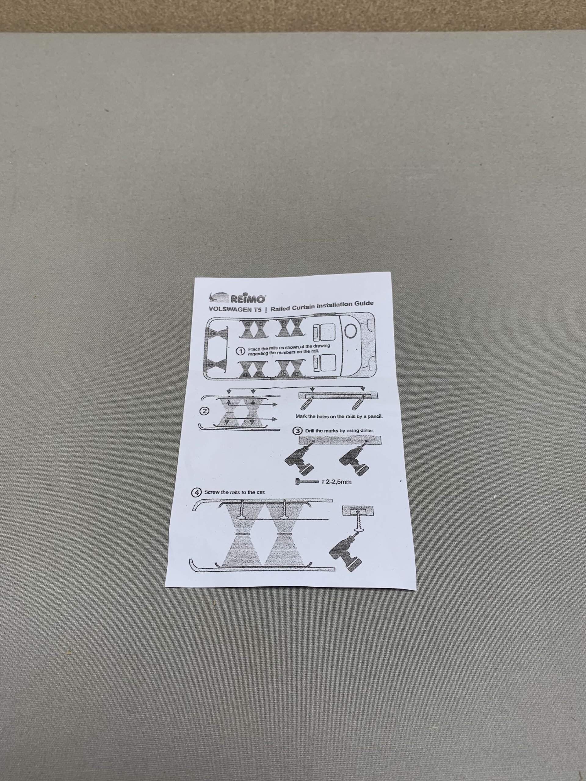 Reimo Verdunklung für VW Cady Maxi