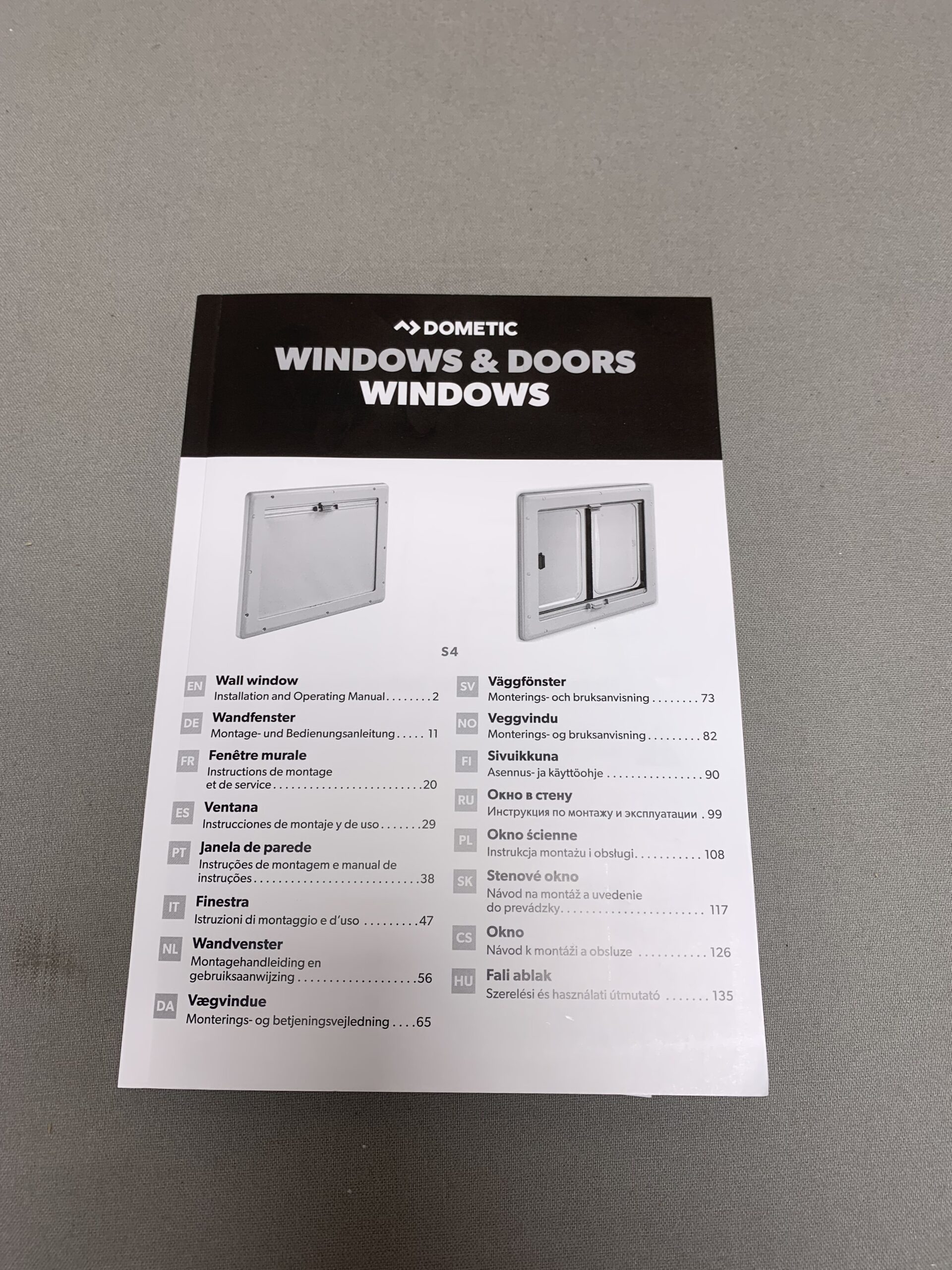 Dometic Ausstellfenster S4 750x450mm mit Innenrahmen