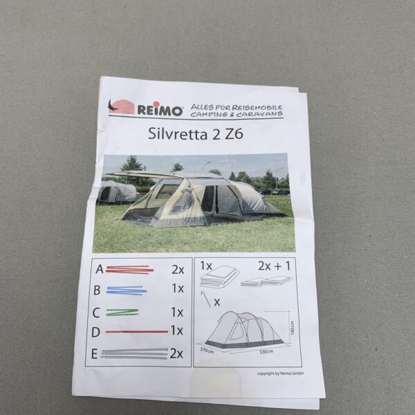 Reimo Silvretta 2 Z6 Familienzelt
