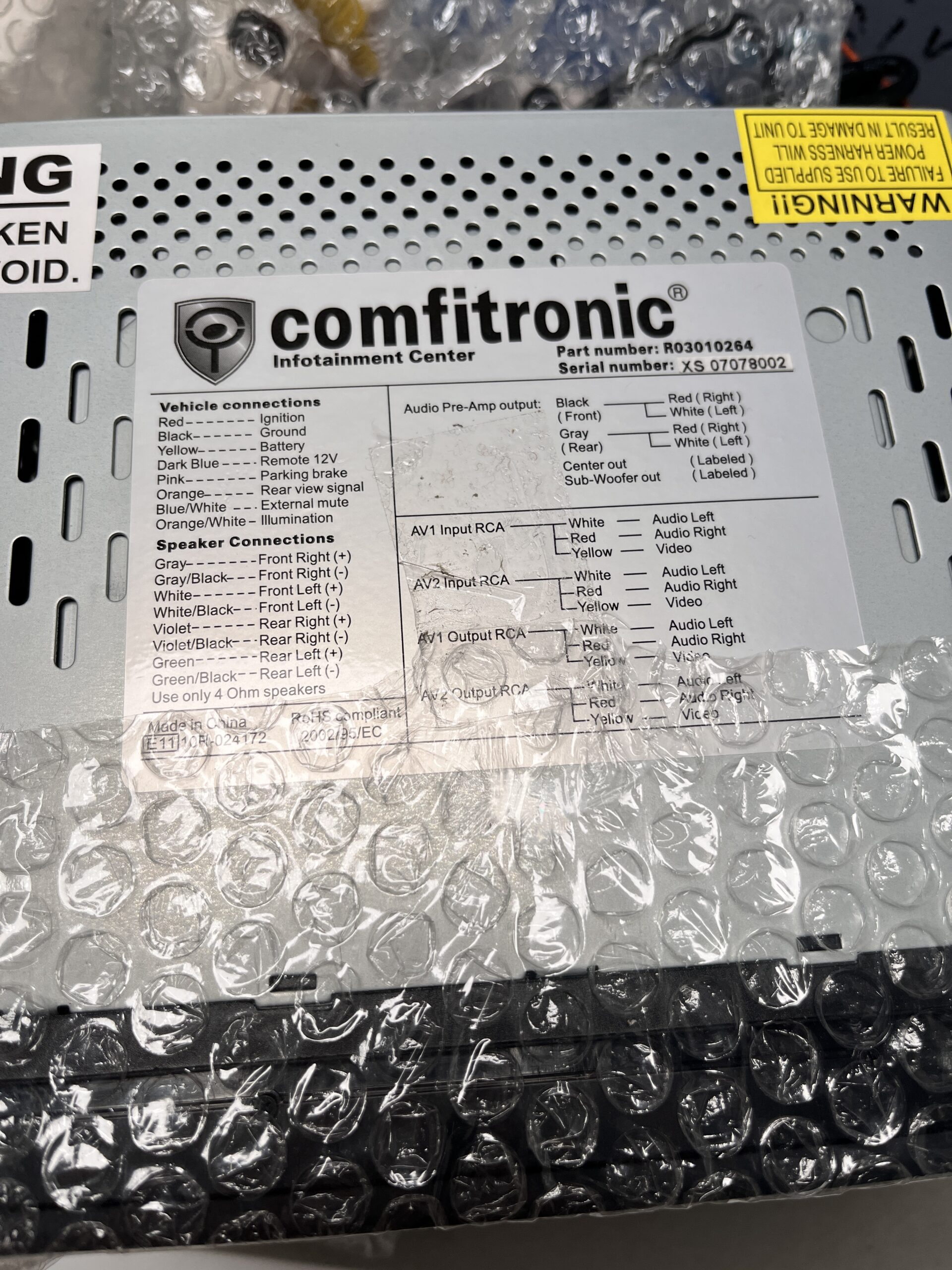 Wohnwagentür geteilt Oberteil ca. 102x54cm Hammerschlag