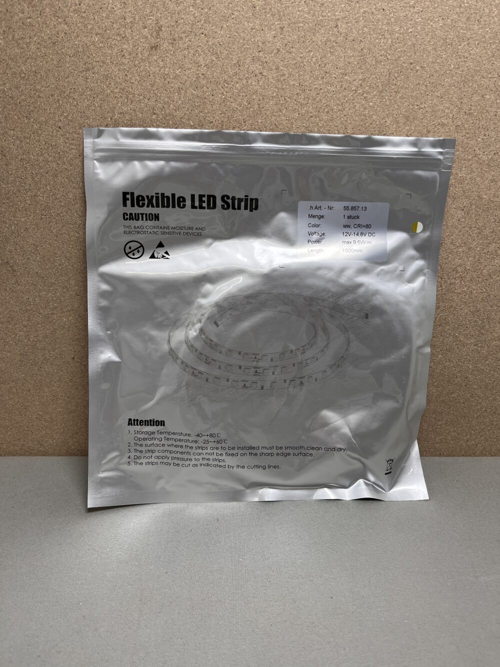 Flexible LED Strip 12V 1500mm warmweiß