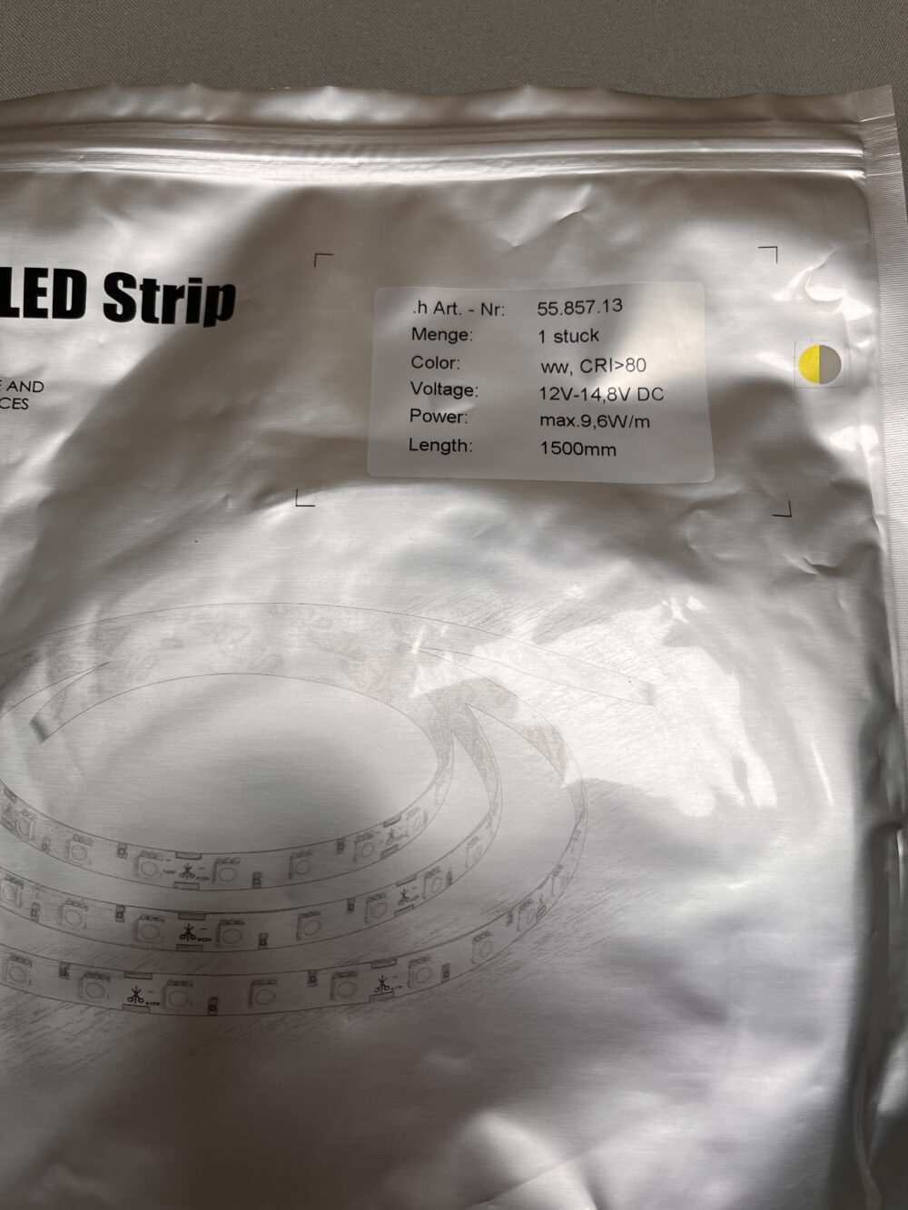 Flexible LED Strip 12V 1500mm warmweiß