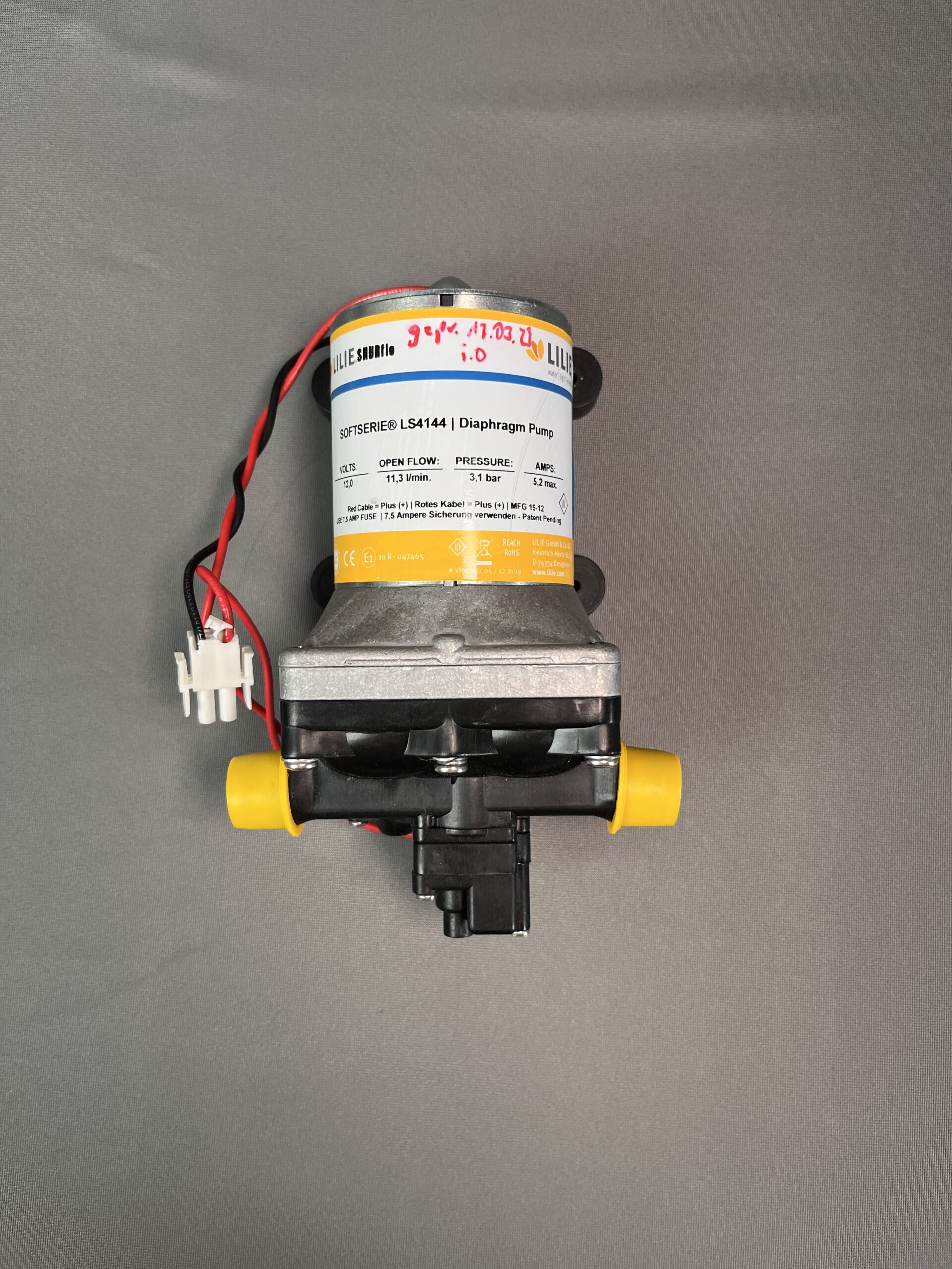 Shurflo Lilie Membranpumpe Softserie LS4144 Trinkwassersystem