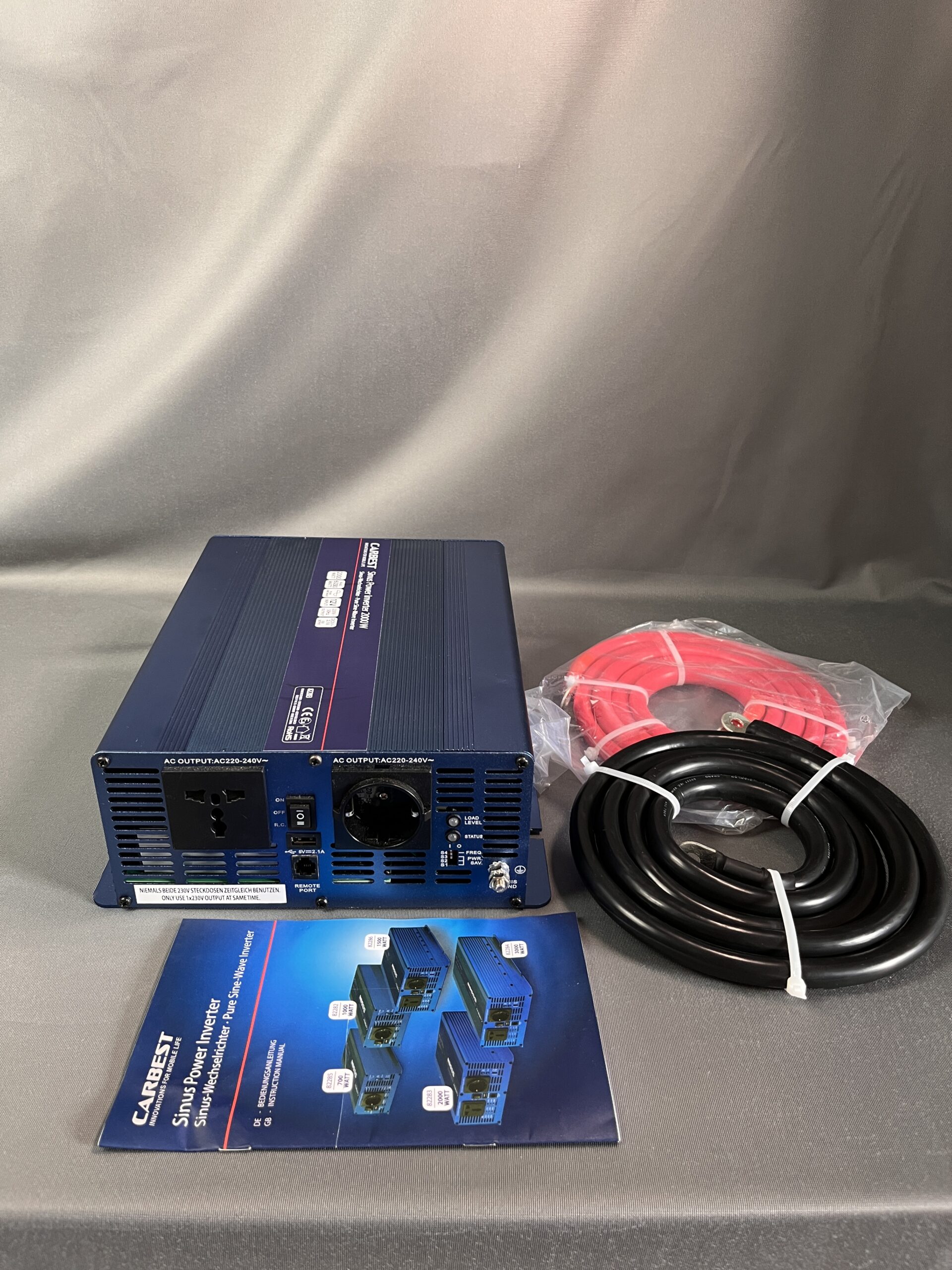 Carbest Sinus Power Inverter 2000W Wechselrichter