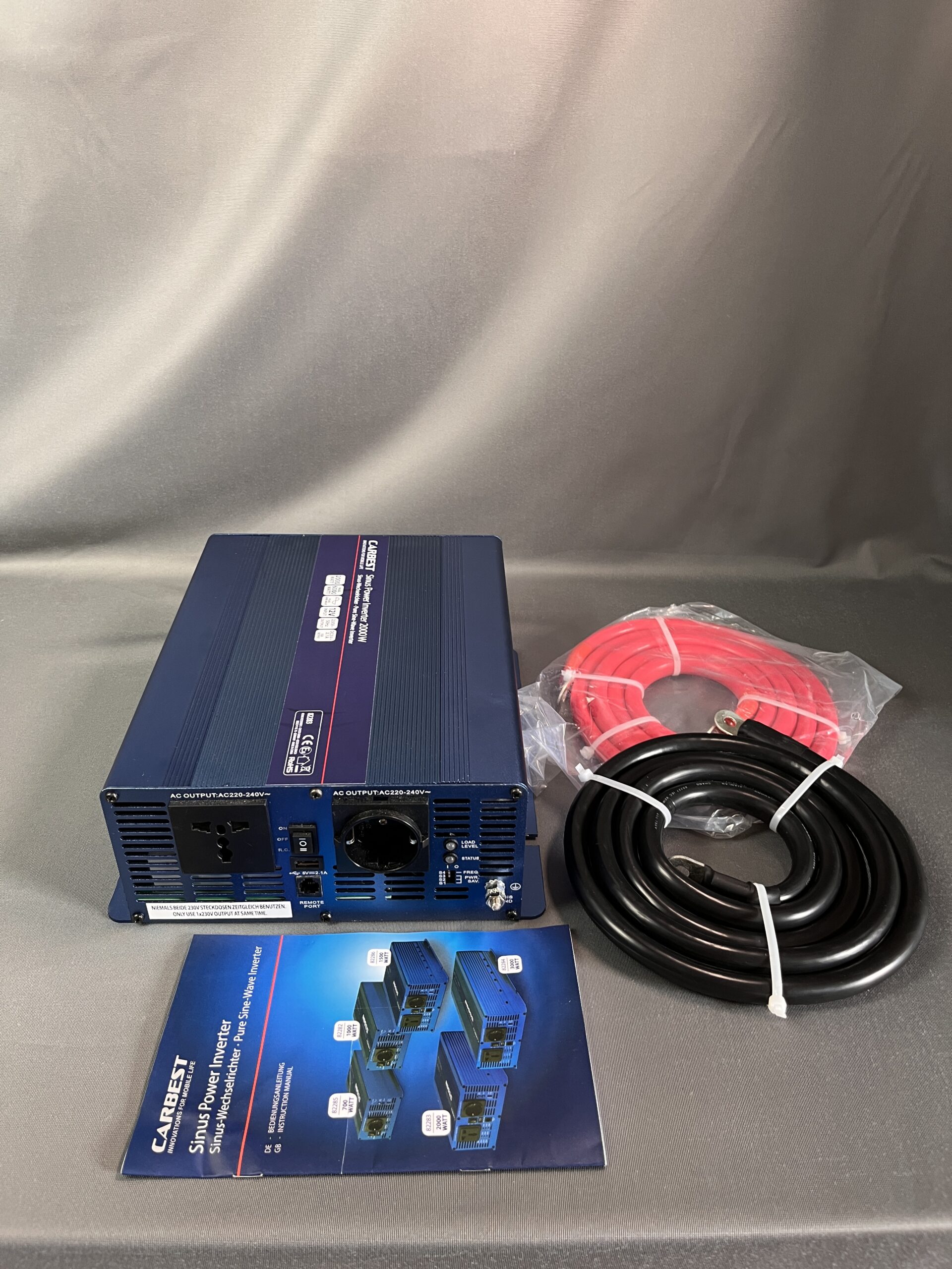 Carbest Sinus Power Inverter 2000W Wechselrichter
