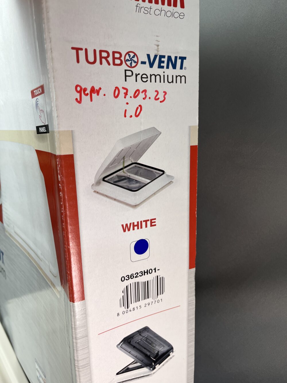 Fiamma Turbo Vent Premium 12V weiß
