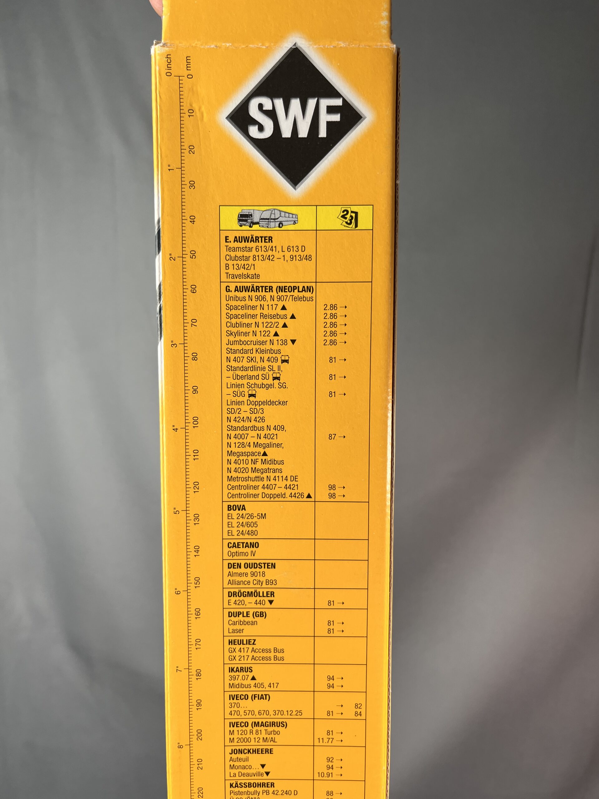 SWF Scheibenwischerarm 800 mm/32´´ 132801 Iveco MAN Mercedes Benz Scania