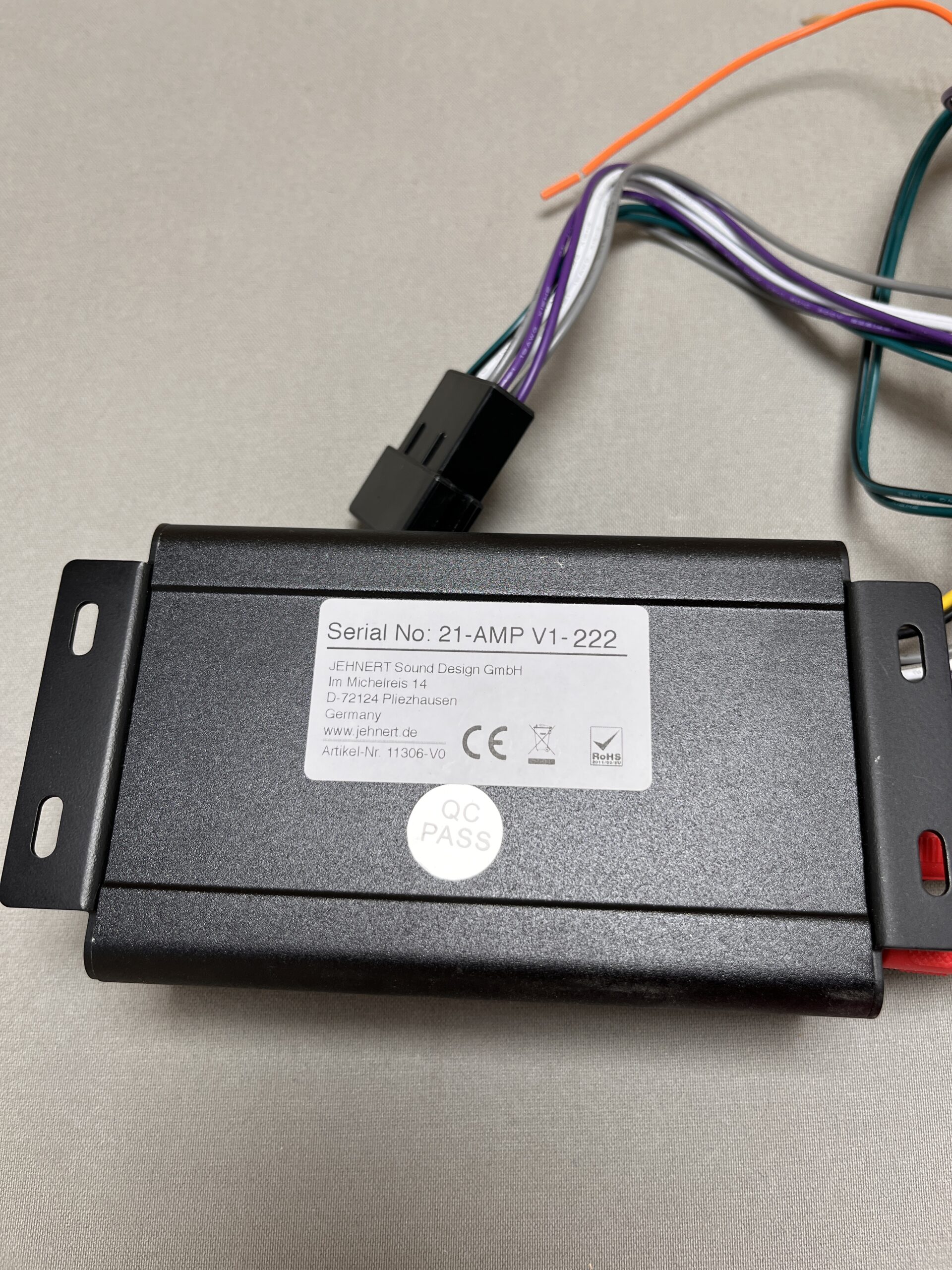 Jehnert AMPV40/RCA4 Channel Soundbox 21-AMP V1-222