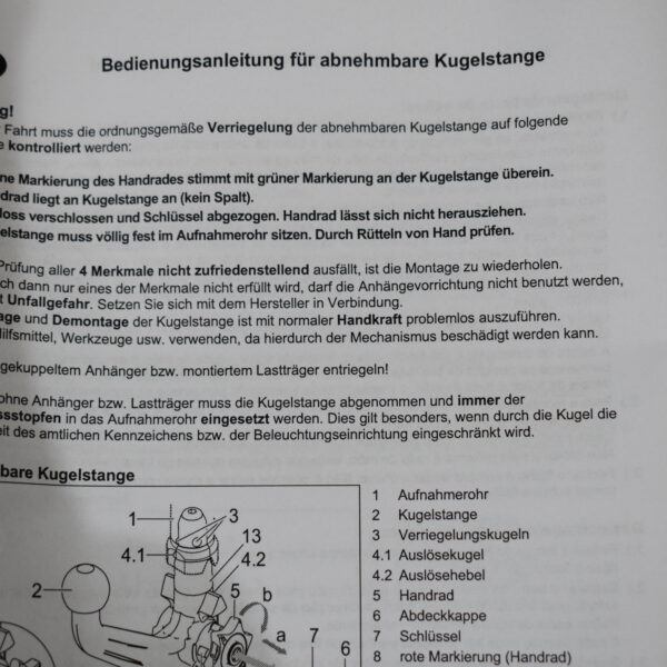 Westfalia Anhängerkupplung Fiat Ducato Code Nummer 71807381