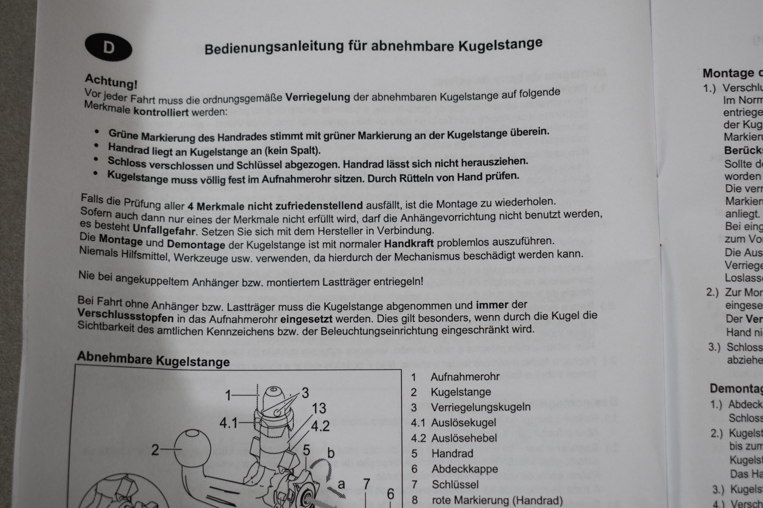 Westfalia Anhängerkupplung Fiat Ducato Code Nummer 71807381