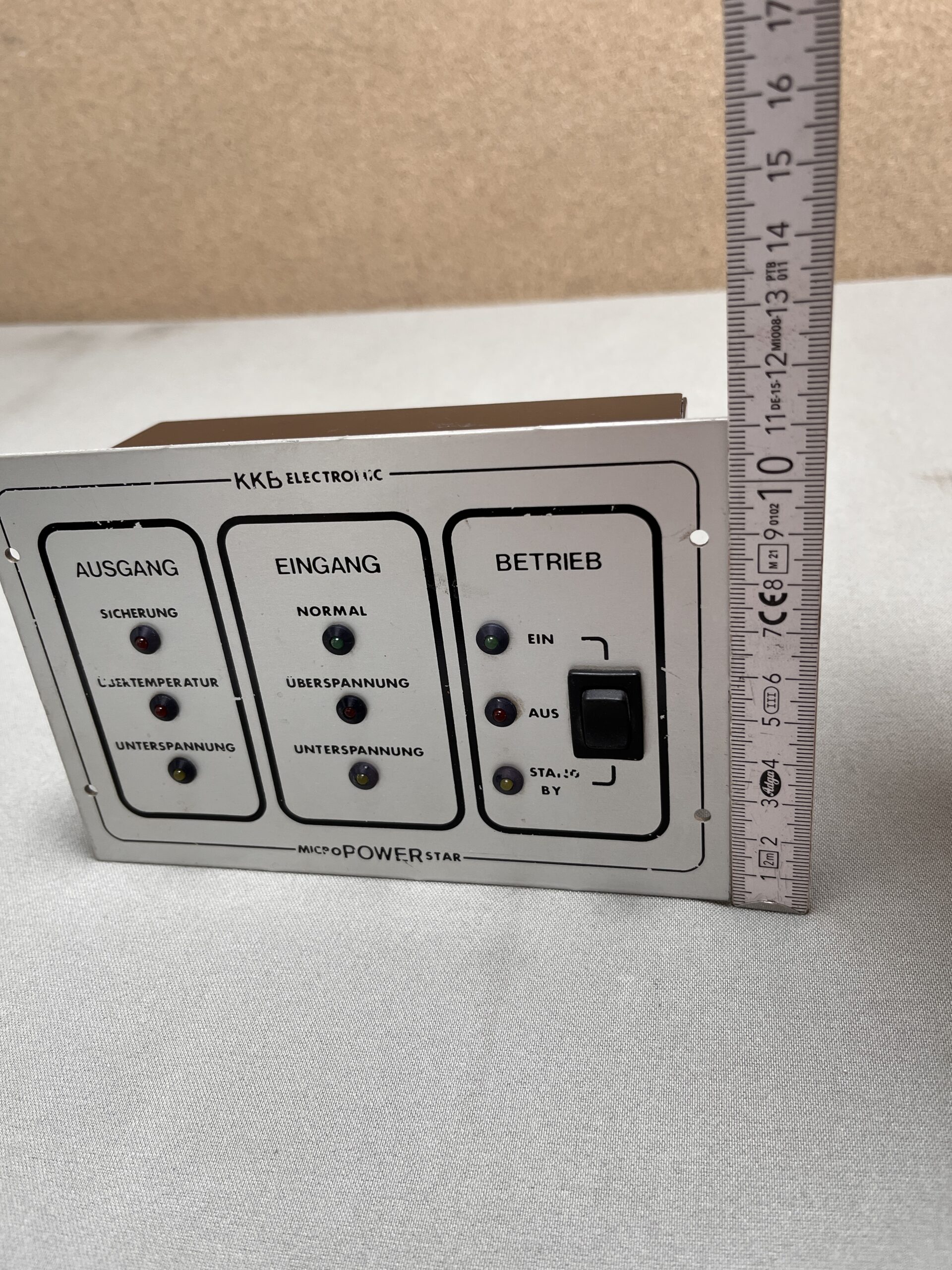 KKB Electronic Micro Power Star Bedienpaneel ca. 16x11x6,5cm