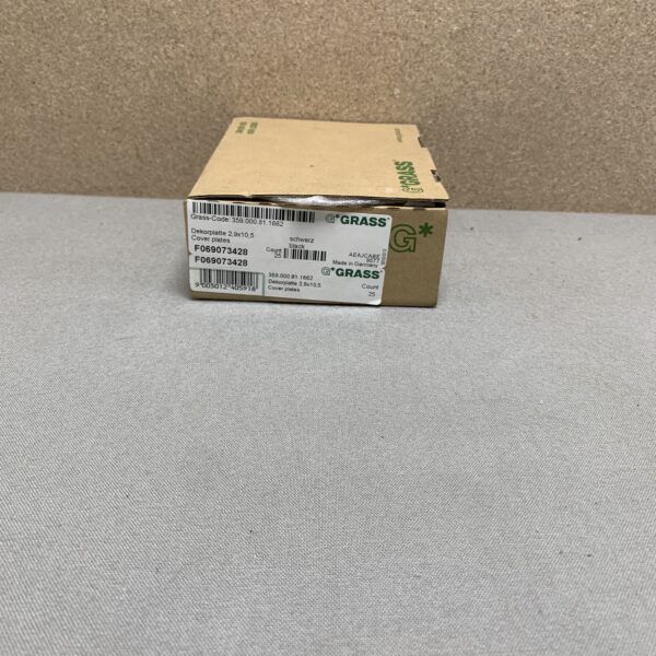 Dekorplatte/Zierkappe schwarz