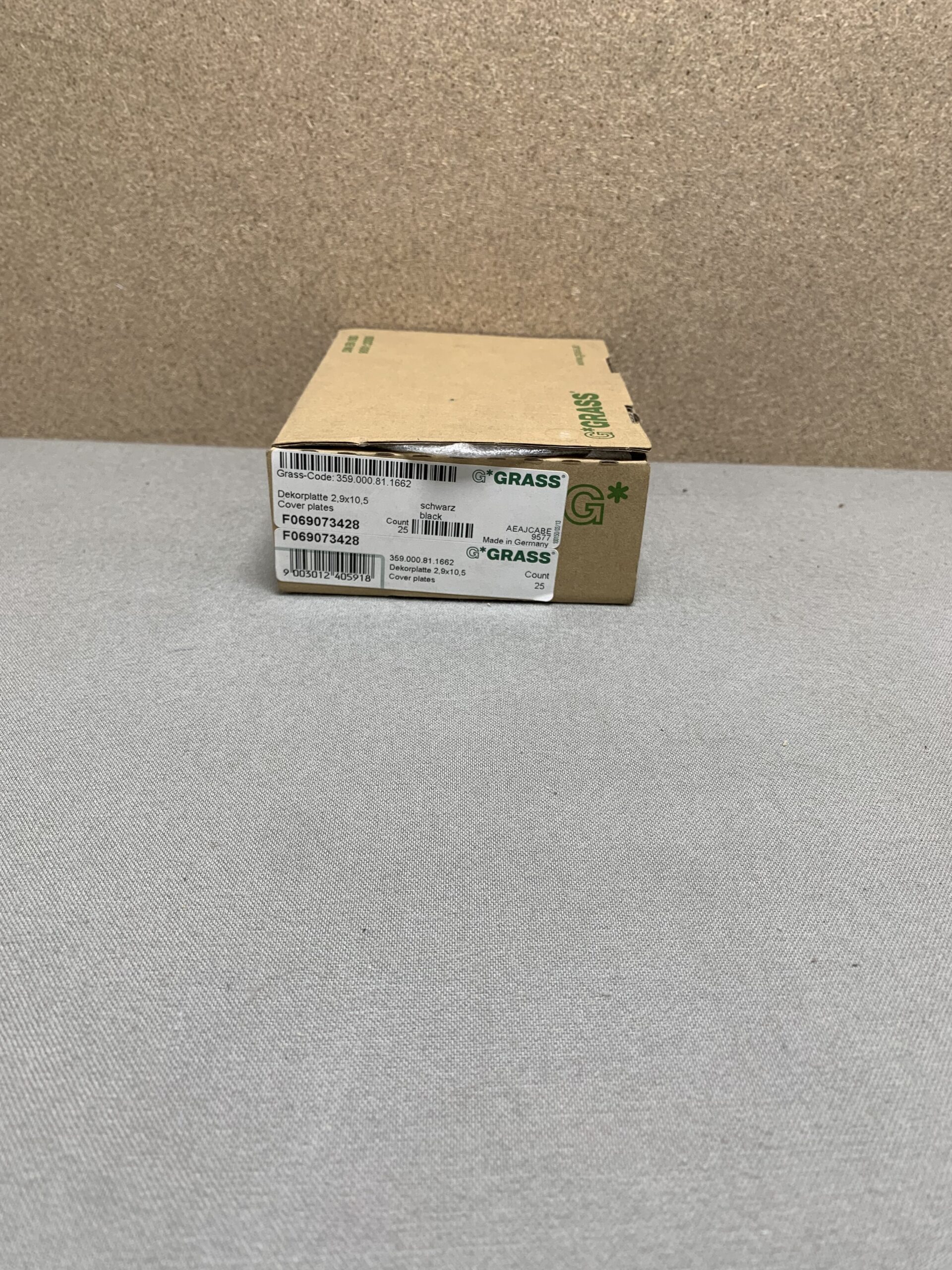 Dekorplatte/Zierkappe schwarz