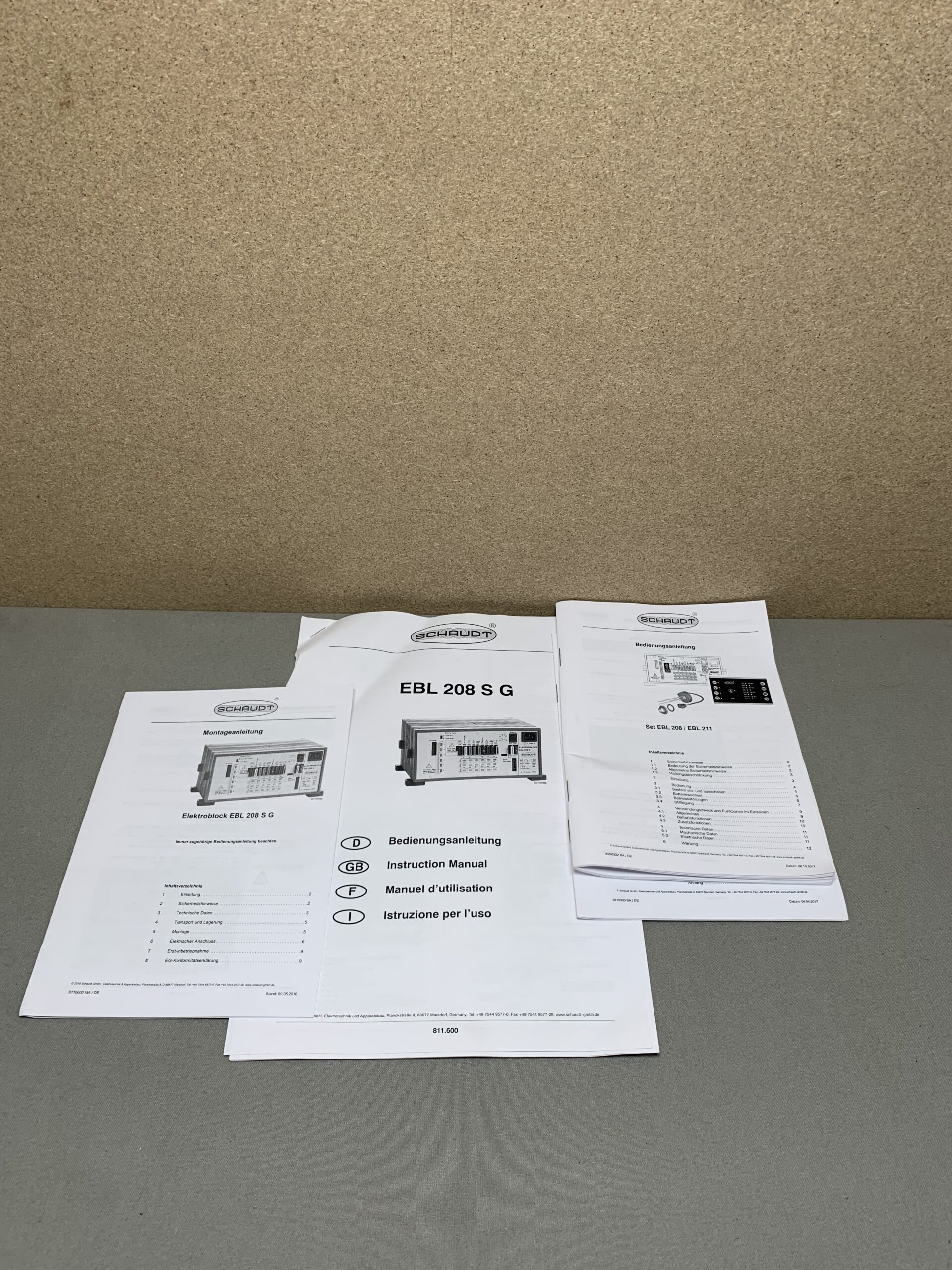 Schaudt Elektroblock EBL 208 SG