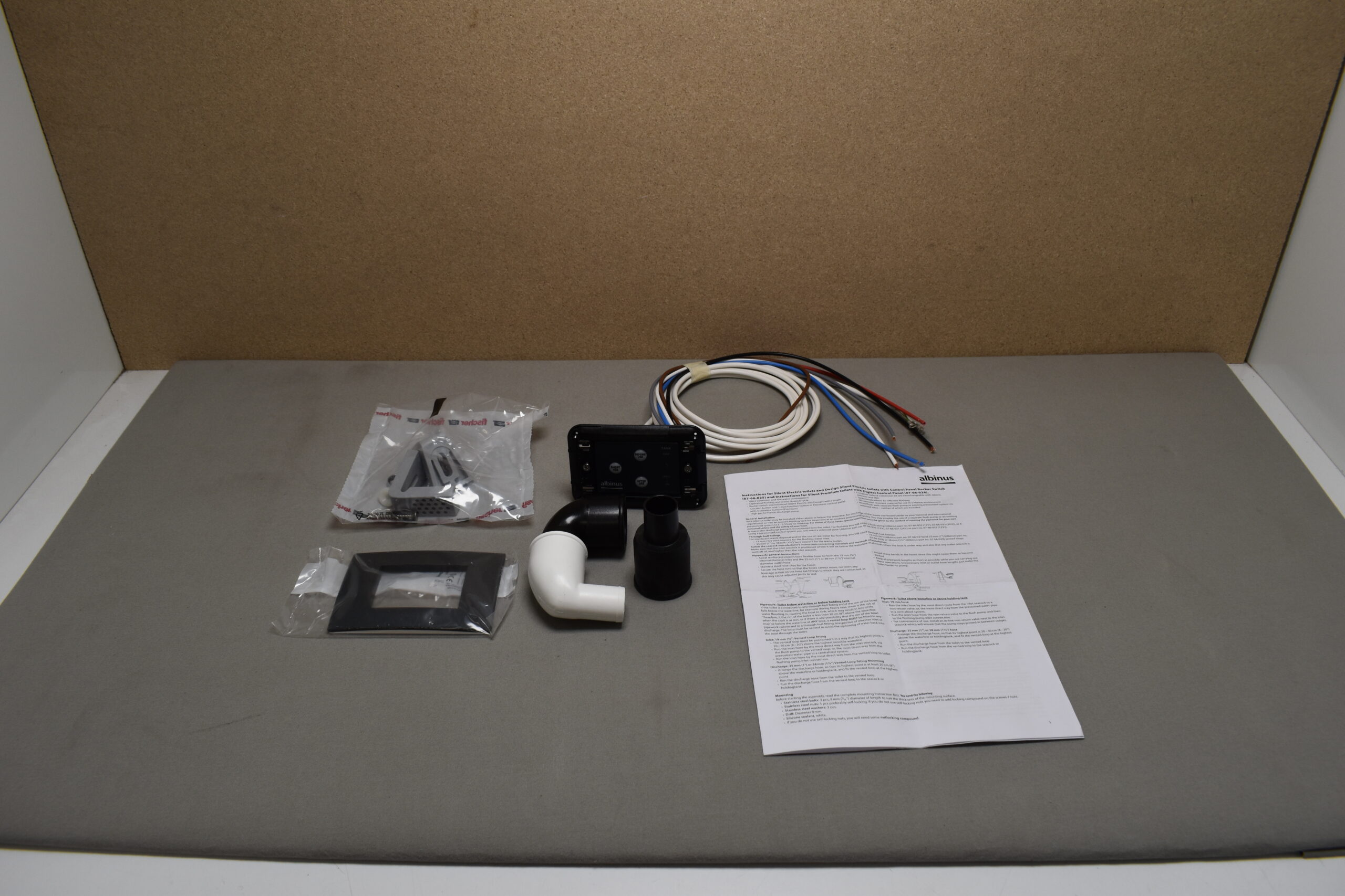 Albinus Bedienteil für Alkimus-Marine WC