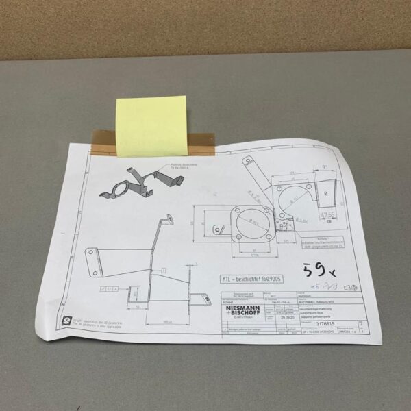 Scheinwerferhalterung Niesmann+Bischoff I-Smove