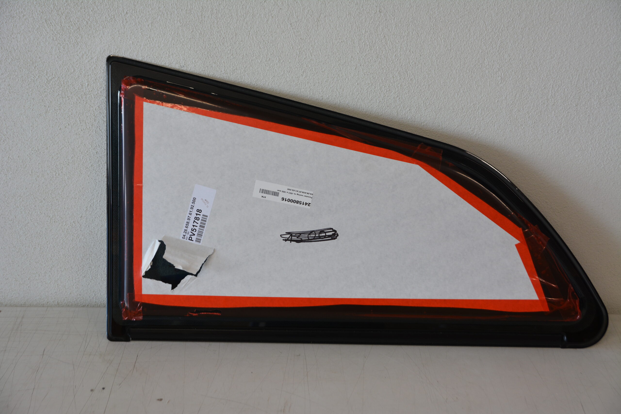 Ersatzscheibe Polyplastic 823x382 mm