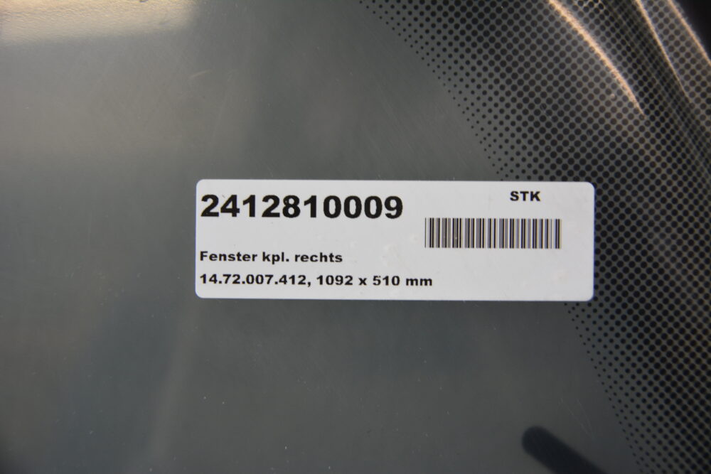 Ersatzfenster Para Press 1092x510mm