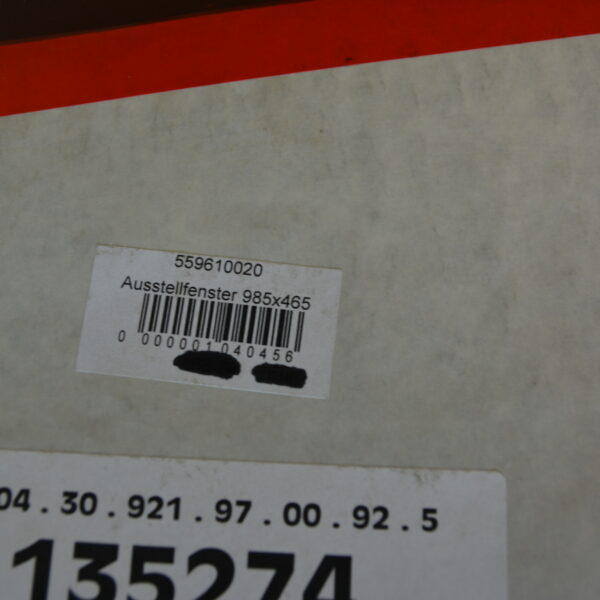 Ersatzfenster Polyplasic 985x485mm