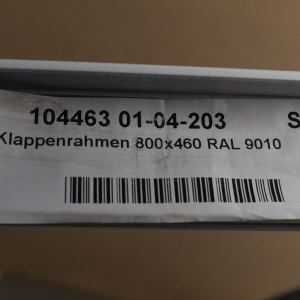 Klappenrahmen weiß 900x460 mm
