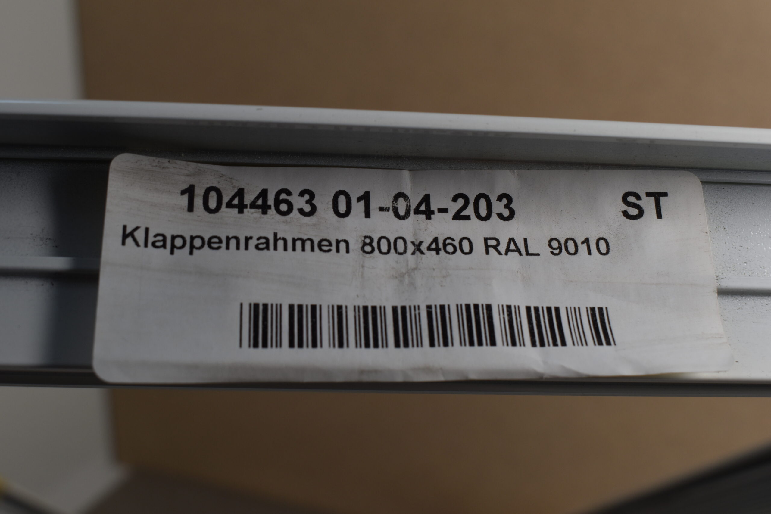 Klappenrahmen weiß 900x460 mm