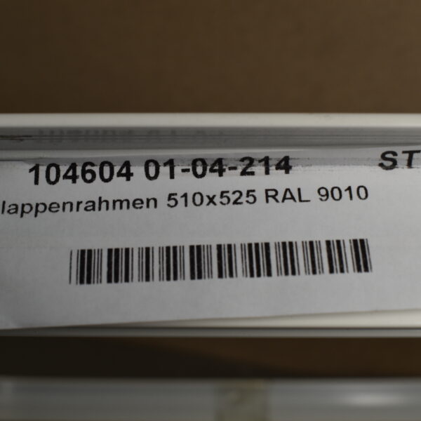 Klappenrahmen weiß 510x525 mm