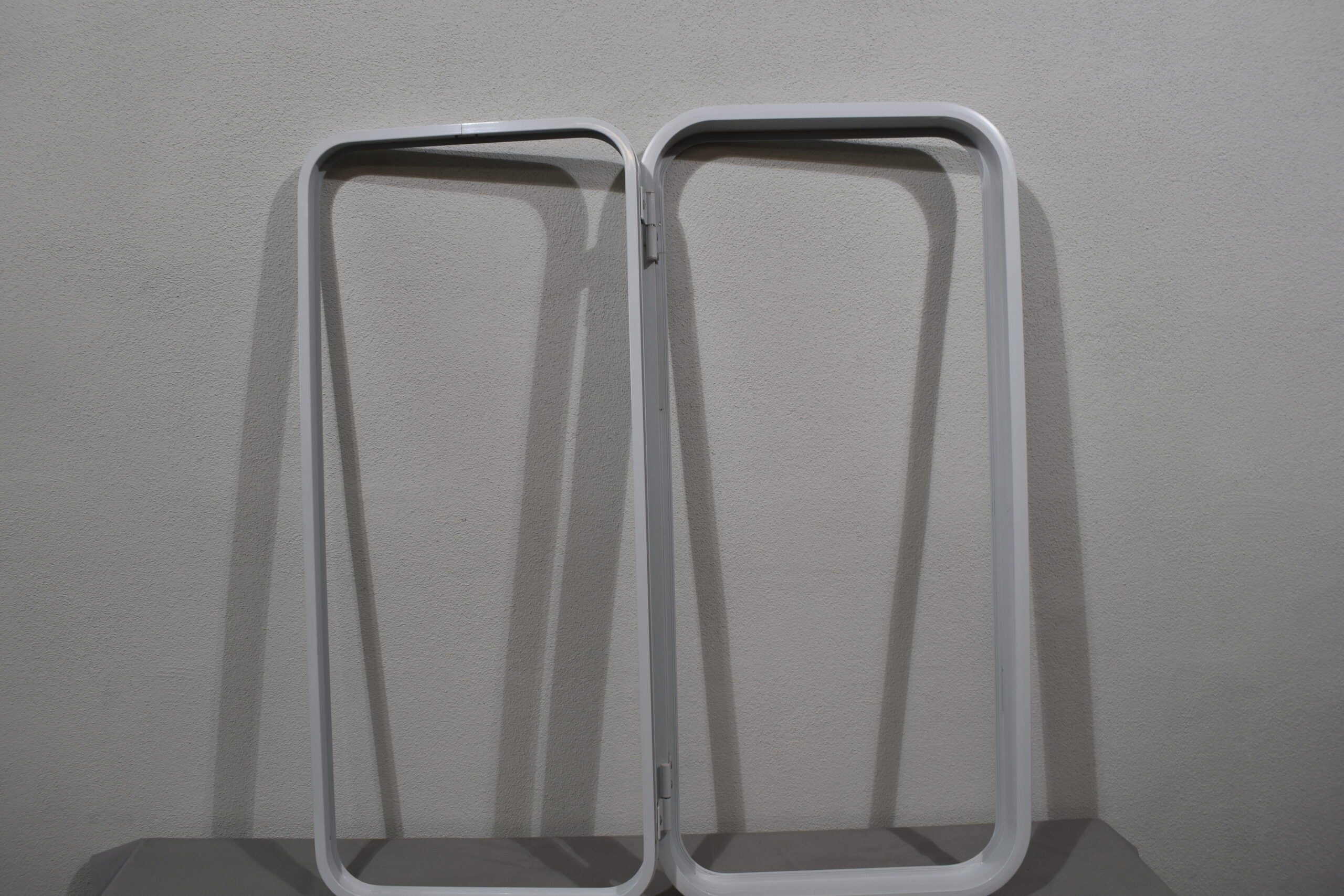 Klappenrahmen 1000x460mm, weiß