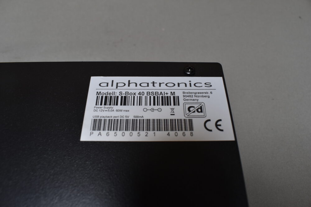 Alphatronics Steuerbox 40BSBAI+M, schwarz