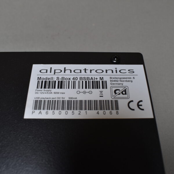 Alphatronics Steuerbox 40BSBAI+M, schwarz