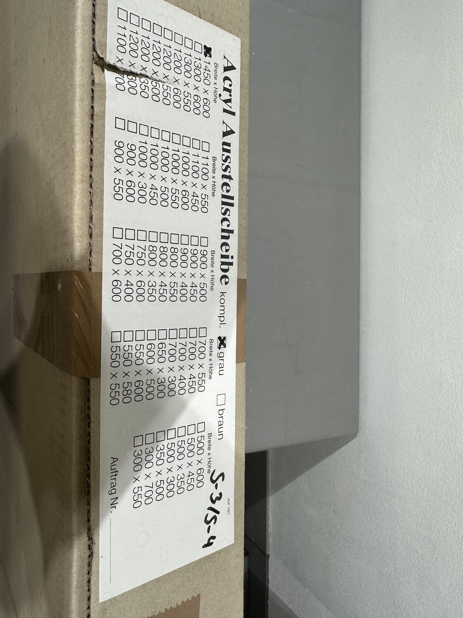 Ersatzscheibe für Dometic / Seitz S4/S5 Fenster 1450x600mm Neu