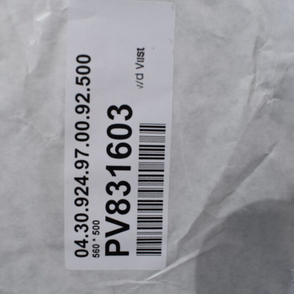 Polyplatic Vorgehängtes Heckfenster 560x500 mm schwarz