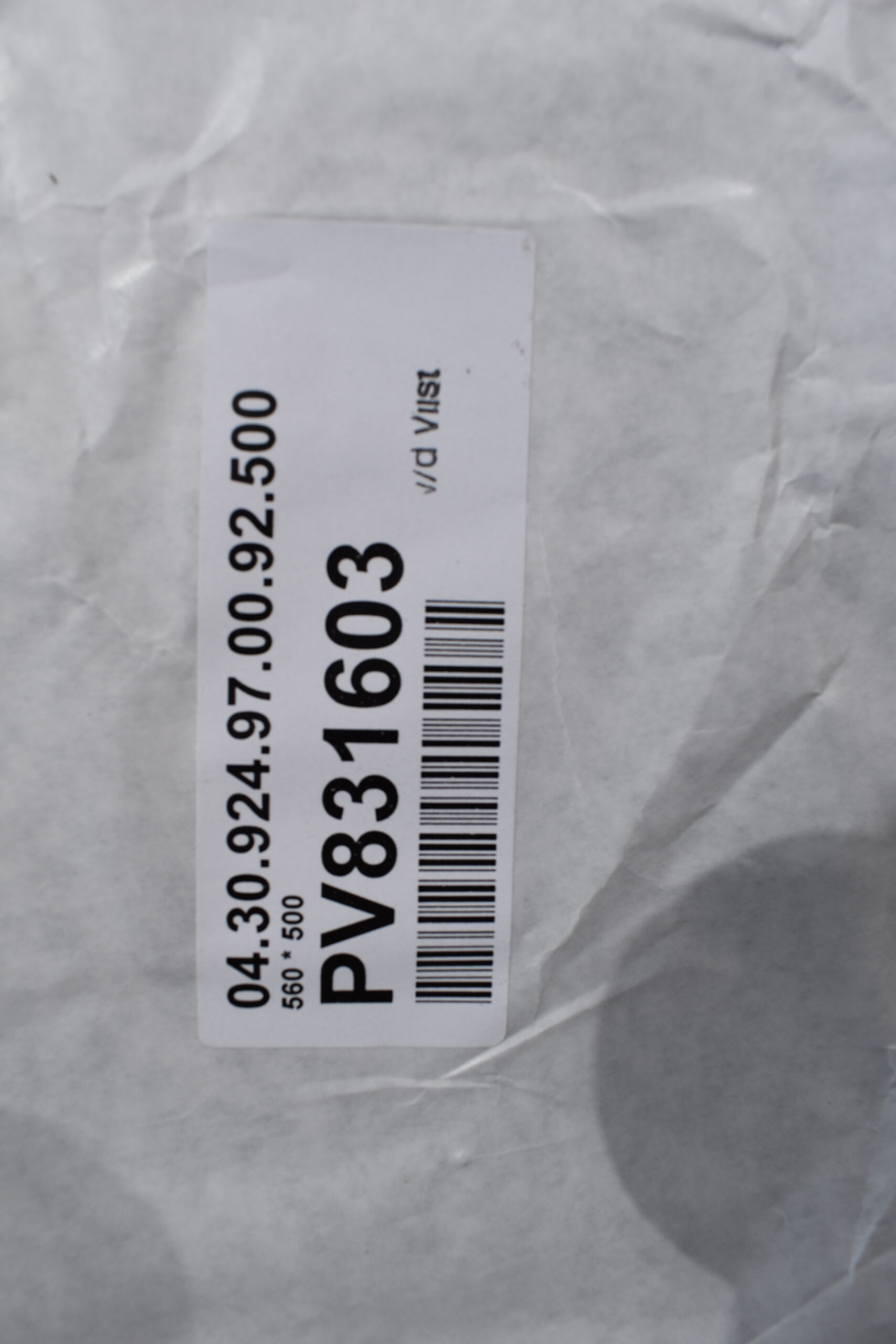 Polyplatic Vorgehängtes Heckfenster 560x500 mm schwarz