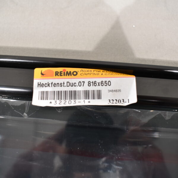 Polyplatic Vorgehängtes Heckfenster 560x500 mm schwarz