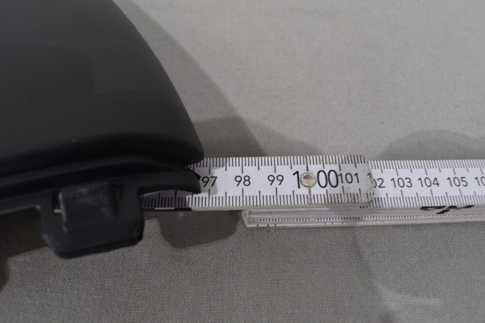 Radlaufblende schwarz 970mm