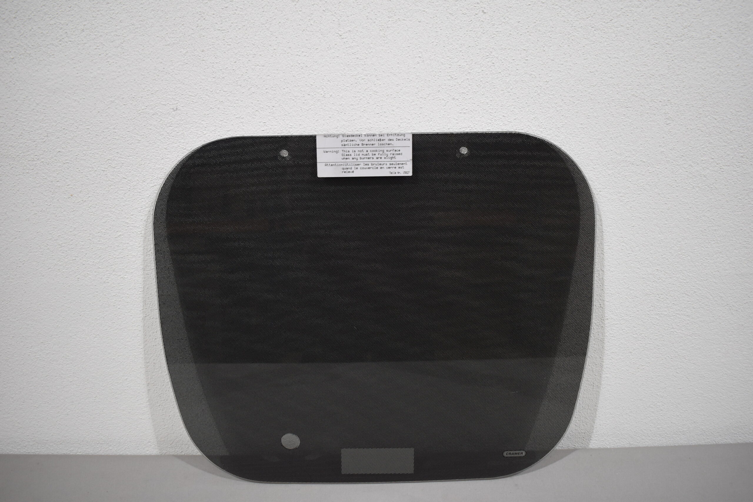 Cramer Glasabdeckung für Kochfeld 430x510mm