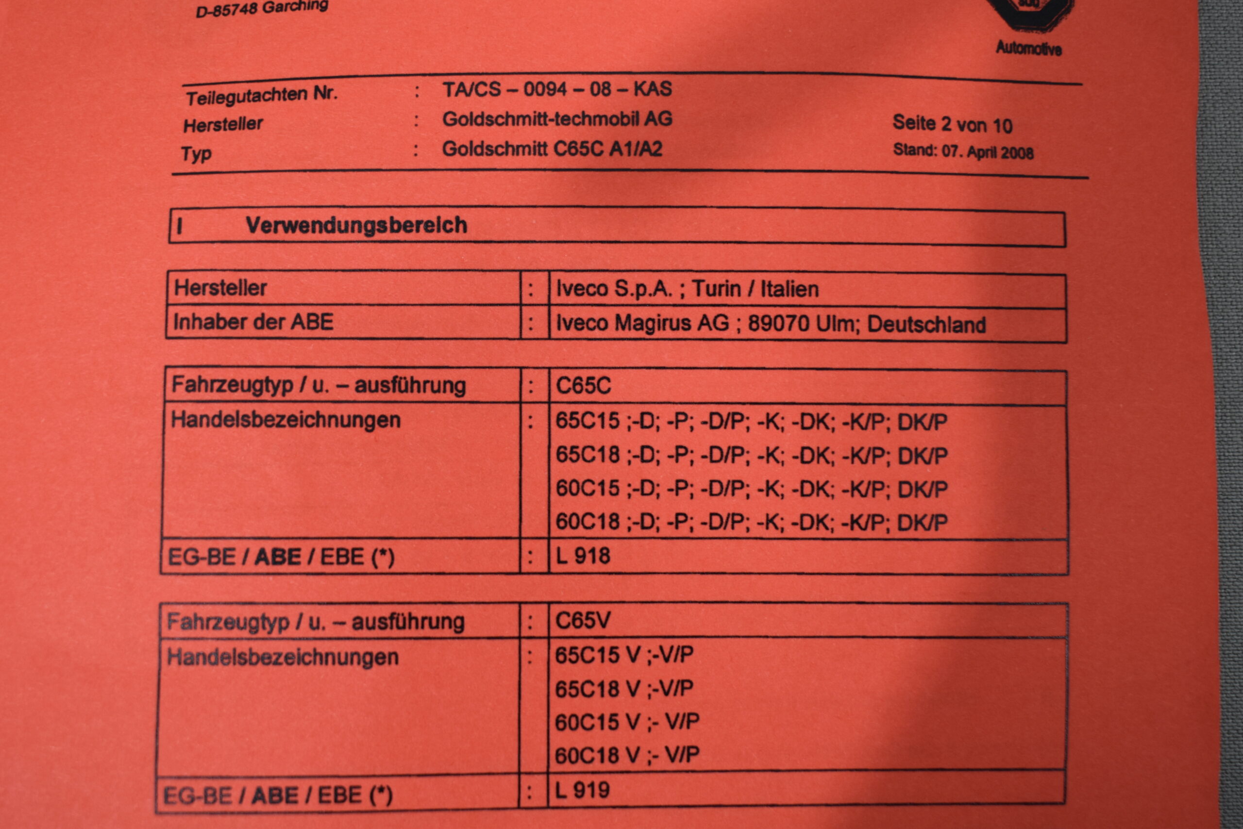 Spurverbreiterung für Ducato 230 Maxi Daily 10/14 und Mercedes Sprinter