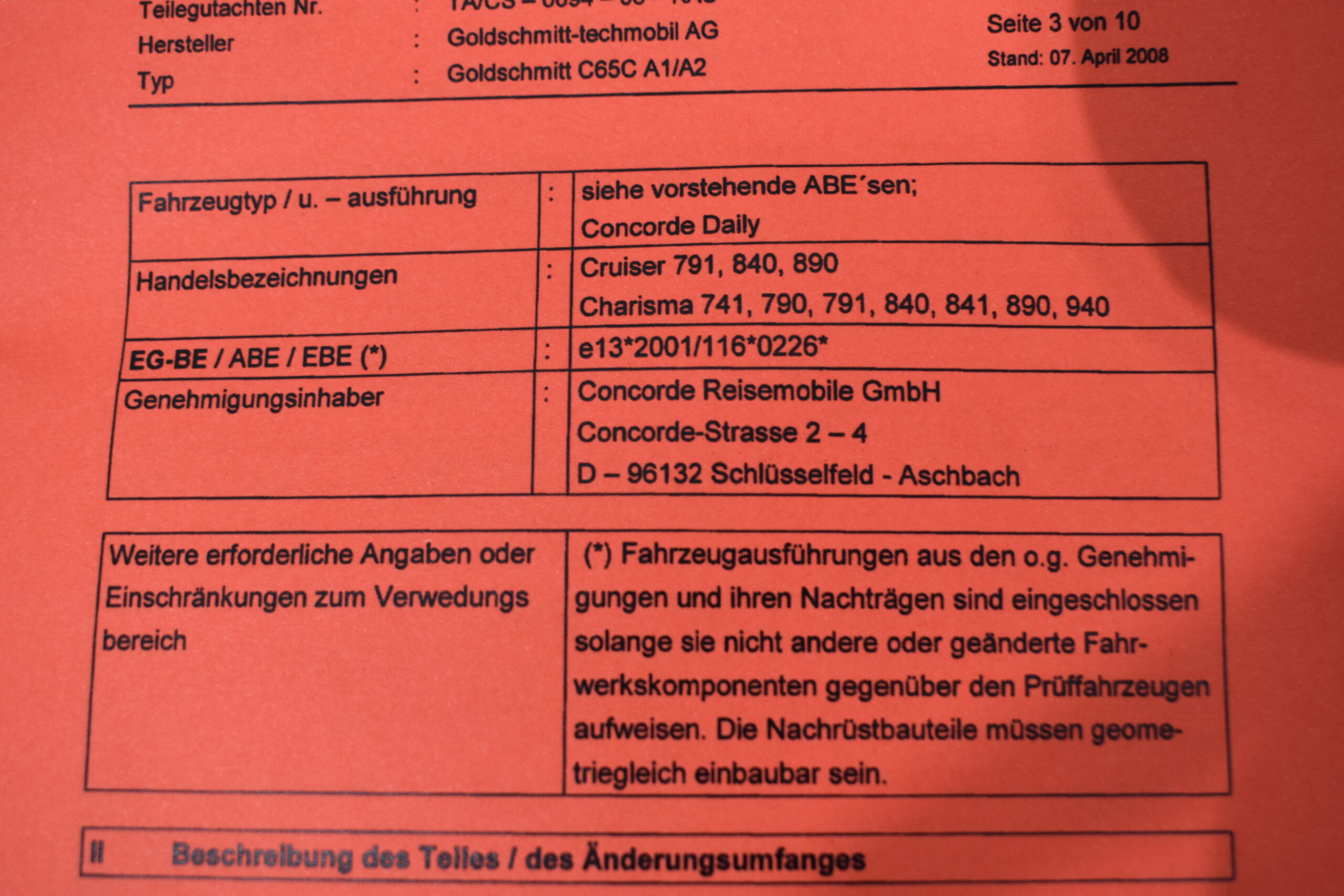 Spurverbreiterung für Ducato 230 Maxi Daily 10/14 und Mercedes Sprinter