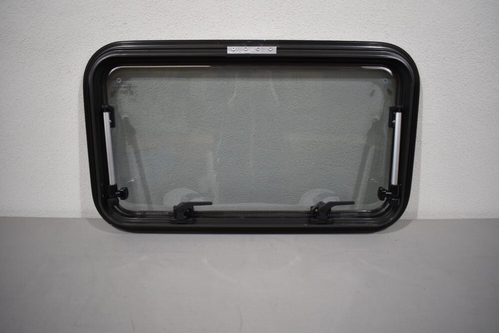 Polyplastic Ausstellfenster 430x730mm dunkel grau