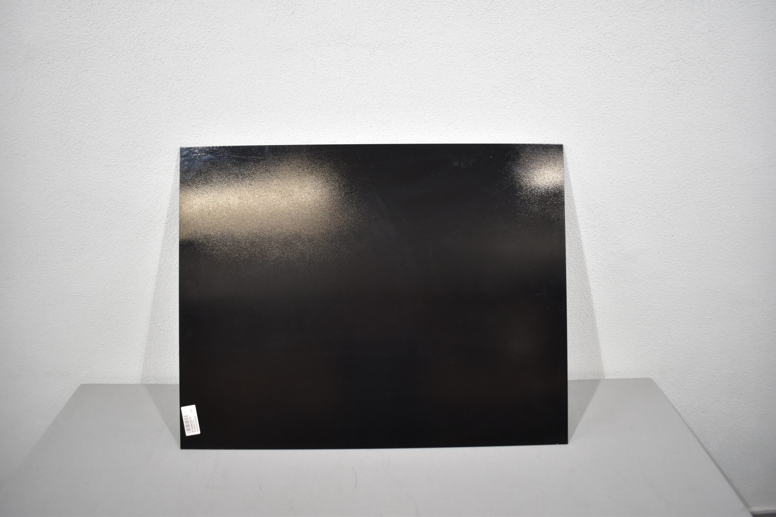 Glasplatte 800x625mm schwarz
