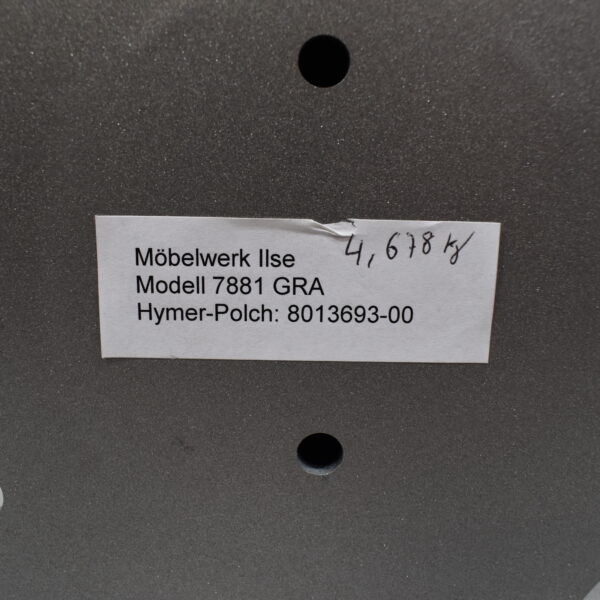 Tischbein silber 615mm