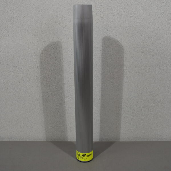 Tischfuß-Achsrohr mit Sockel 660mm grau