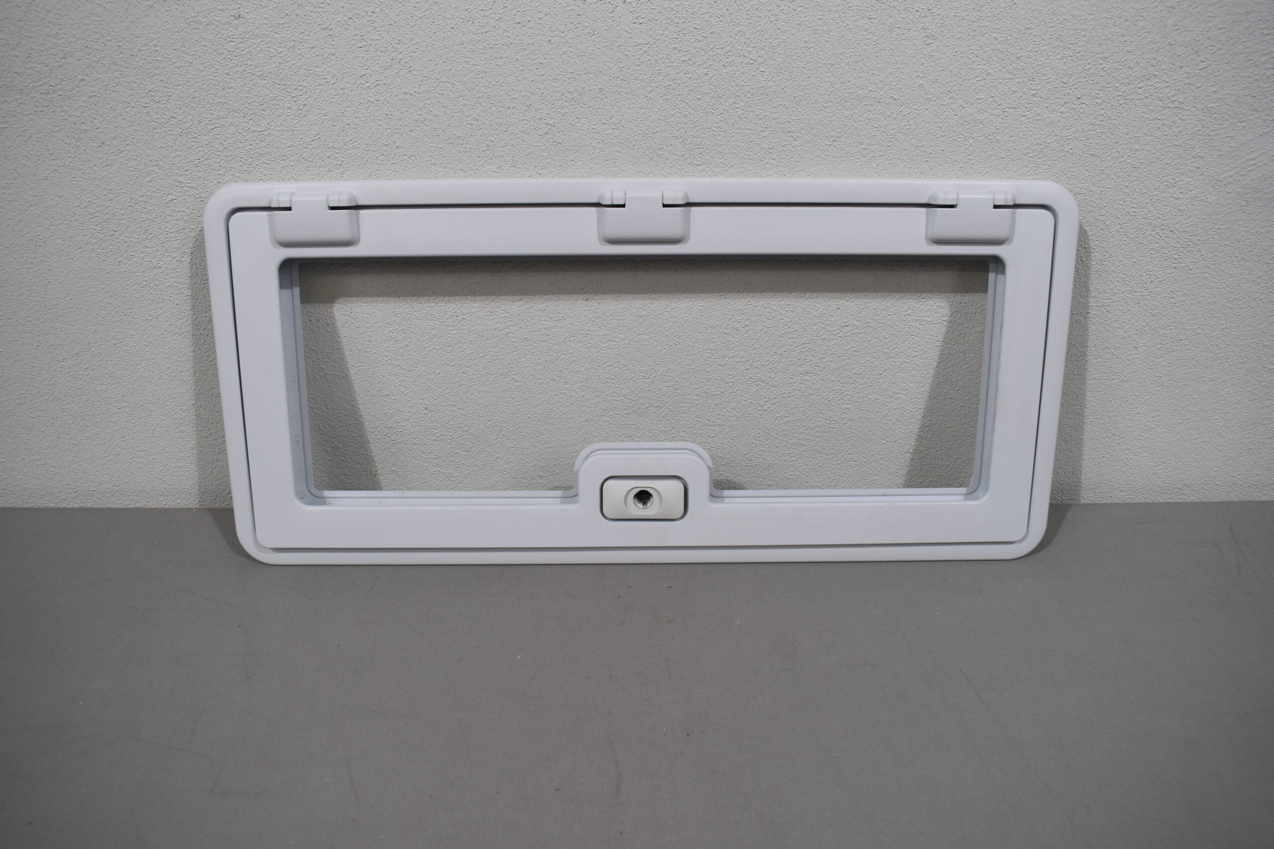 Klappenrahmen Kunststoff 345x735mm weiß