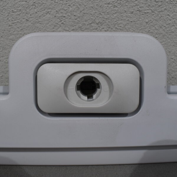 Klappenrahmen Kunststoff 345x735mm weiß