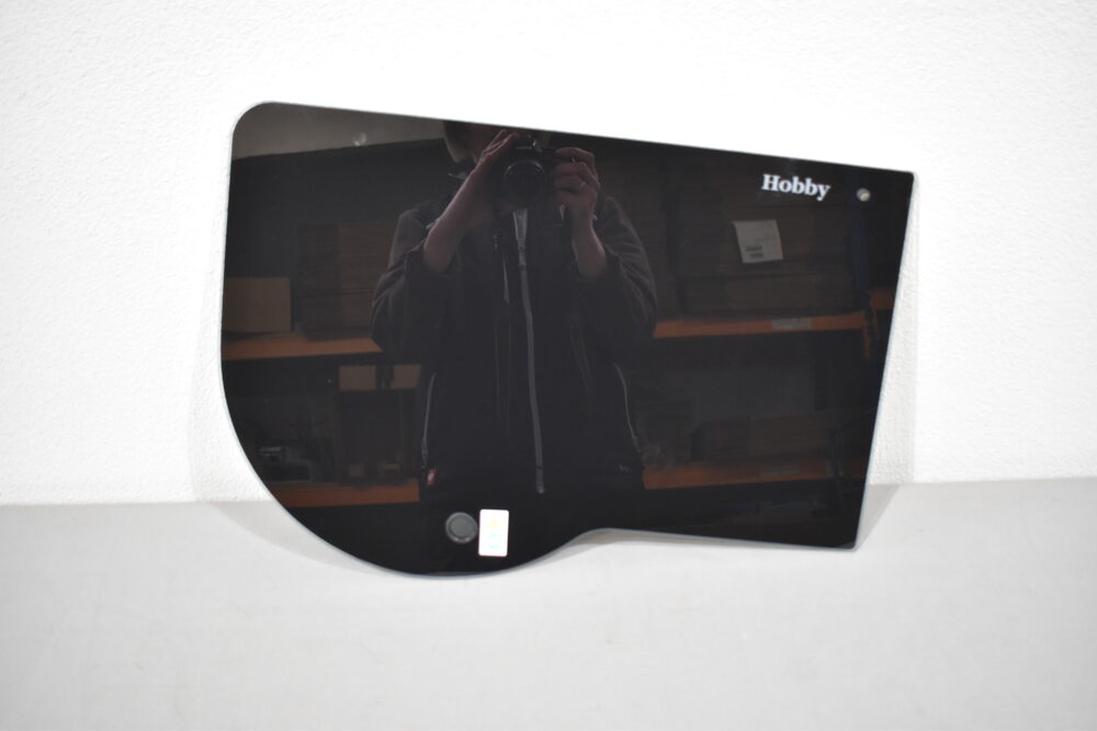 Hobby Glasplatte für Kochfeld 500x345mm Schwarz