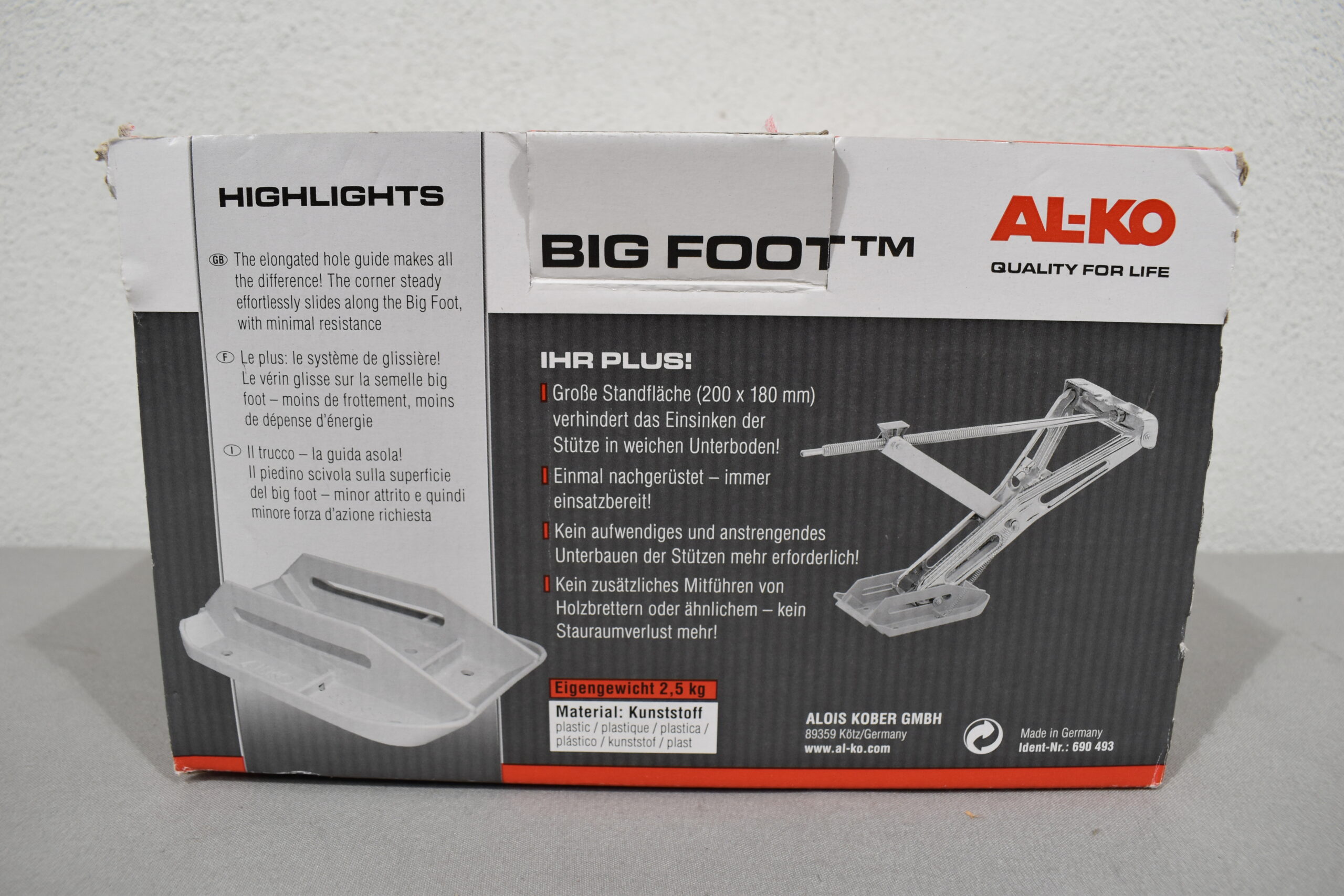 Abstützfuß Big Foot 3 Stück